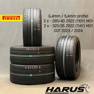 285/40/22 325/35/22 Michelin zomerbanden 6,4/5,4mm profiel, Auto-onderdelen, Banden en Velgen, Gebruikt, 325 mm, Overige maten