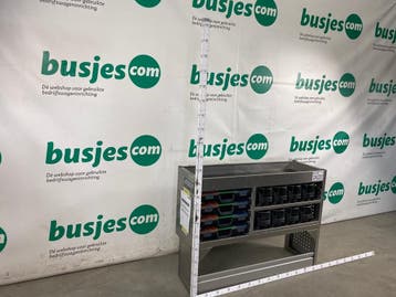 Aluca aluminium bedrijfswageninrichting gebruikt (nr 2422), Ophalen of Verzenden