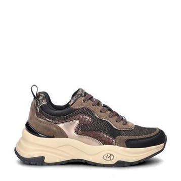 Mexx Palma Ora lage sneakers voor dames in het Bruin, Mexx, Bruin, Verzenden, Nieuw