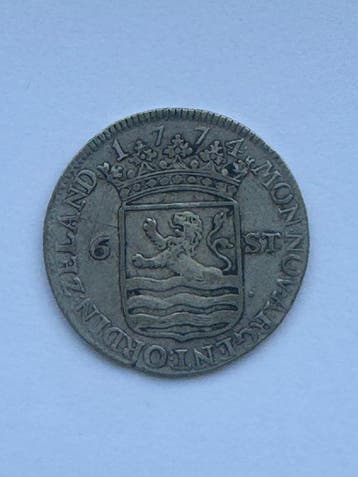 Nederland, Zeeland. Scheepjesschelling 1774
