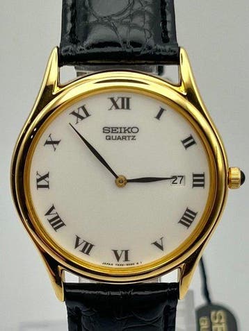 Seiko - Zonder minimumprijs - Vintage Gold-Tone Watch Ref.