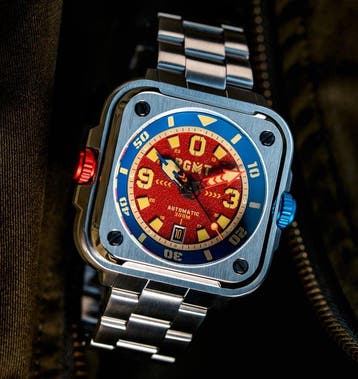 RGMT - Automatic - Sapphire - Square - 21 Jewels - NEW -, Nieuw