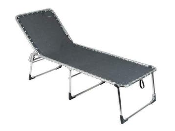 Crespo ligbed al-364 xl donker grijs kleur 40, Caravans en Kamperen, Nieuw