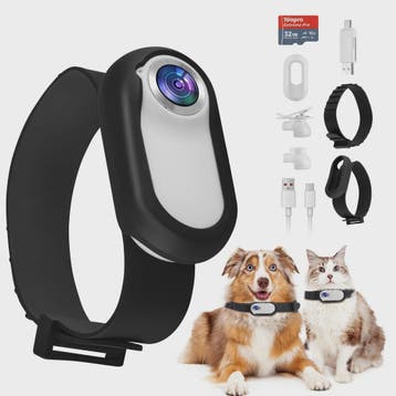 Mini Huisdier Camera voor Halsband - 1080P HD Actiecamera vo, Verzenden, Nieuw