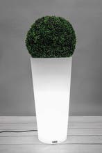 Grote Bloempot LED | Polyethyleen | OP=OP, Tuin en Terras, Kunststof, Minder dan 60 cm, Nieuw, Ophalen of Verzenden