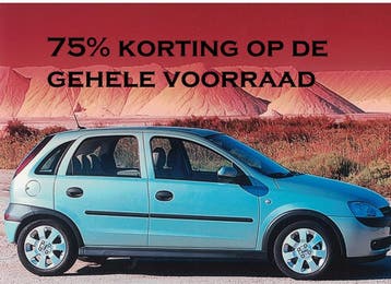 CORSA C COMBO C nwe org. Opel Webshopopruiming 75% korting, Nieuw, Opel