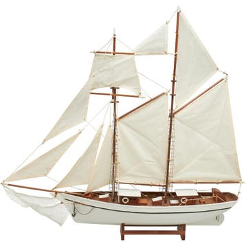 Zeilboot Model Belle Poule 90cm Wit, Hobby en Vrije tijd, Modelbouw | Boten en Schepen, Ophalen of Verzenden, Nieuw