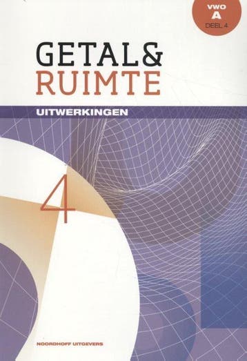 Getal en ruimte 11e ed wiskunde a vwo uitwerki 9789001842468, Boeken, Zo goed als nieuw