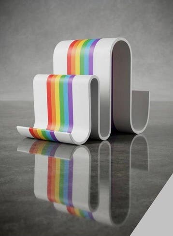 TiWo Design - Tijdschriftenhouder - Pop-Art Pride Design