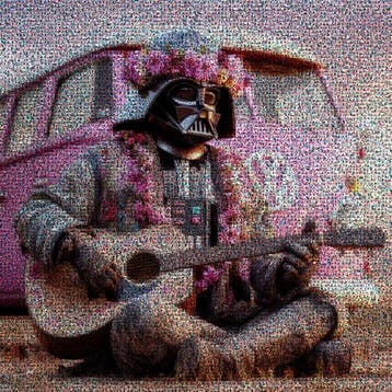 David Law - Crypto Dark Vador - Peace & Love - Format XL, Antiek en Kunst