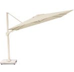 Nexus T2 premium zweefparasol 300x300 cm sand stone mast, Ophalen of Verzenden, Nieuw