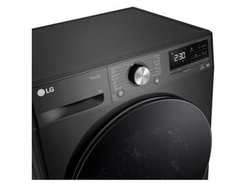 LG RH90V9ZVEN - Warmtepompdroger - 9 kg - 62 dBA - Glazen, Verzenden, Zo goed als nieuw