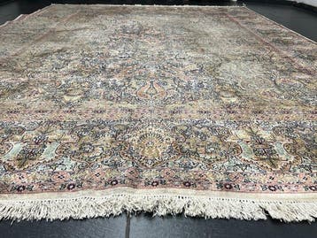 Kasjmier zijde - Vloerkleed - 370 cm - 280 cm, Nieuw