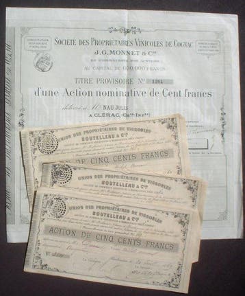 Frankrijk. Vinicoles de Cognac J. G. Monnet & Cie 100