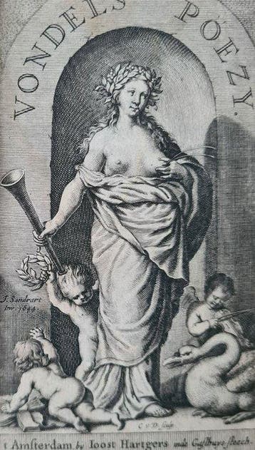 Joost van den Vondel, Dirck Blankert Dircksz. Lodewijcksz., Antiek en Kunst