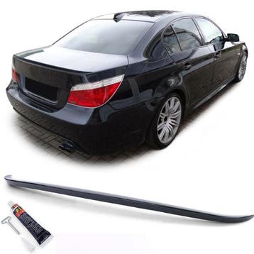 Achterklep Spoiler BMW E60 03-10 Glans Zwart, Ophalen of Verzenden, Nieuw