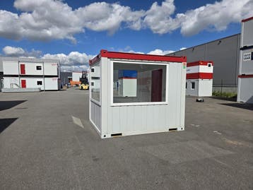 Kantoorunit - jong gebruikt - ca. 3 x 2,44 - portiersunit, Doe-het-zelf en Verbouw, Bouwketen en Schaftketen, Zo goed als nieuw