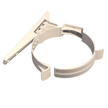 Ubbink dakbeschotbeugel PP 110-131 - WIT (0169026), Verzenden, Nieuw