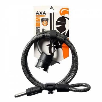 Slotkabel Axa RLE 150/10 met houder - Zwart, Verzenden, Nieuw
