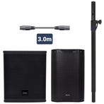 Citronic MonoSound CS810A-bundel 10 " Subwoofer En, Audio, Tv en Foto, Versterkers en Receivers, Verzenden, Nieuw, Overige merken