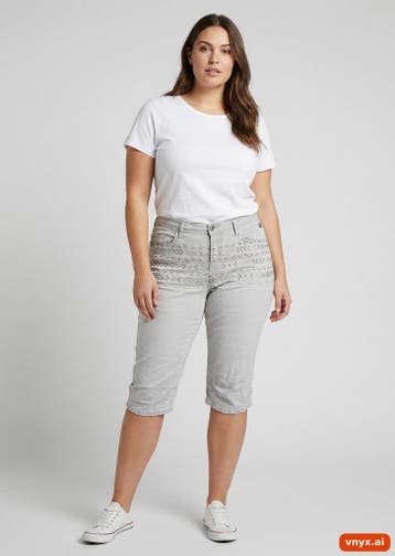 DIDI Korte broeken Dames maat 40 Light Grey Vintage, Ophalen of Verzenden, Nieuw
