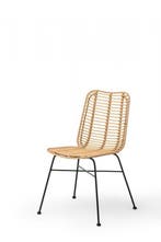 Stapelbare Stoel Palm | PE Rattan | Beige, Verzenden, Nieuw in verpakking