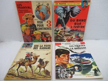 Les Franval T1 à T3 + T5 - 4x B - 4 Album - Eerste druk -, Nieuw