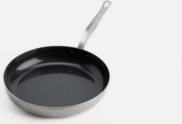 2dekans | Mauviel 1830 Braadpan 24 cm – RVS/Aluminium –, Ophalen of Verzenden, Zo goed als nieuw