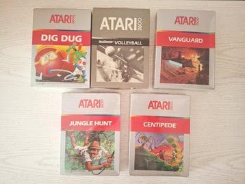 Atari - Lotto di 5 giochi - Videogame - In originele, Nieuw