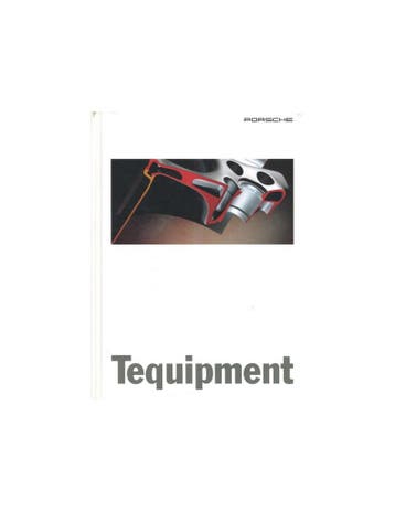 1989 - 1995 PORSCHE TEQUIPMENT BROCHURE DUITS, Nieuw, Porsche, Author