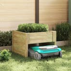 vidaXL Grasmaaier Garage Bruin 79 x 73 x 56 cm, Verzenden, Nieuw