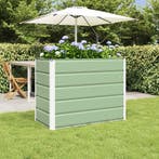 vidaXL Plantenbak Pastelgroen 100 x 50 x 77 cm, Tuin en Terras, Bloembakken en Plantenbakken, Verzenden, Minder dan 60 cm, Nieuw
