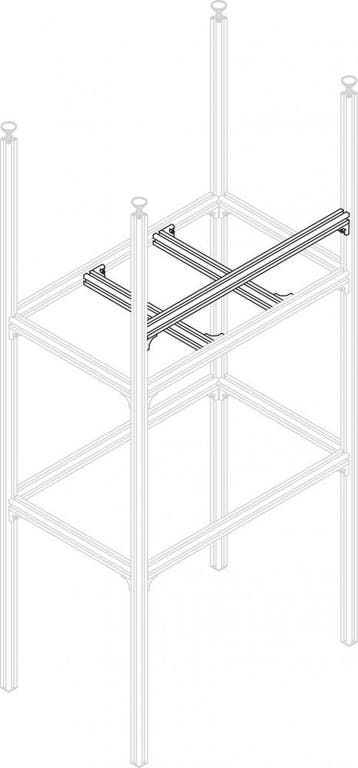 Fiamma Garage System Support 98656-772, Nieuw