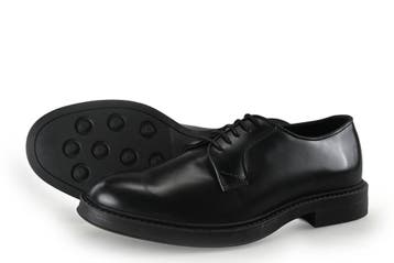 Manfield Veterschoenen in maat 40 Zwart, Kleding | Heren, Schoenen, Manfield, Verzenden, Zwart, Zo goed als nieuw