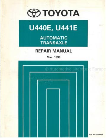 1999 TOYOTA AUTOMATISCHE TRANSMISSIE U440E, U441E