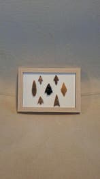 Afrika Steen archeologisch-neolithische pijlpuntkop van, Verzamelen, Mineralen en Fossielen