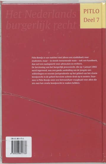 Bewijs / PITLO - Het Nederlands burgerlijk recht / 7, Verzenden, Gelezen, T.R. Hidma