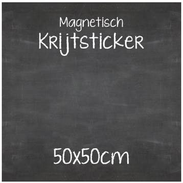 Magnetische Krijtsticker 50x50 cm, Nieuw in verpakking