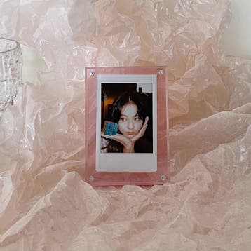 3-inch Fotolijst Acryl Lijstje Roze Geschikt voor Fujifilm P, Verzenden, Nieuw