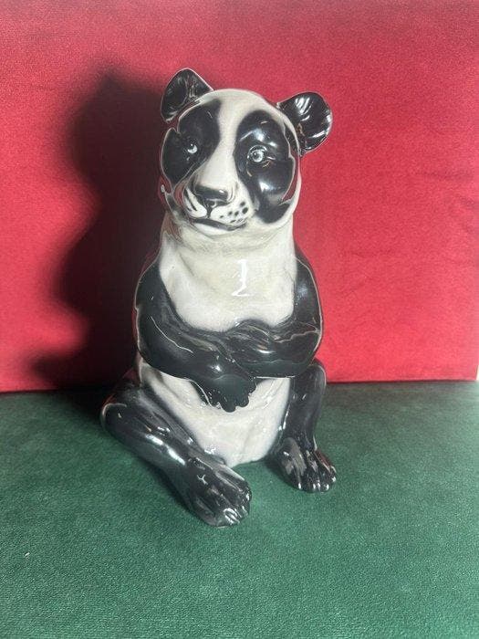 Ceramics Boxer - Beeld, Panda - 28 cm - Keramiek, Antiek en Kunst, Kunst | Designobjecten