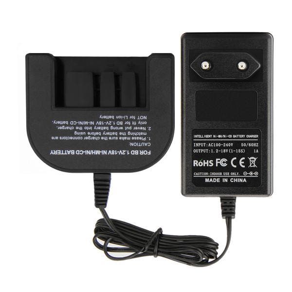 Black & Decker oplader voor 12 volt - 18, 123accu huismerk, Doe-het-zelf en Verbouw, Gereedschap | Machine-onderdelen en Toebehoren