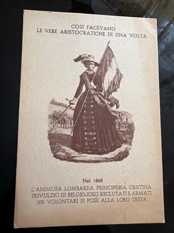 Italië - Postkaart met militaire propaganda van de RSI,, Gelopen