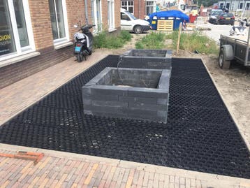 Zeeland en omstreken: NIEUW Splitplaten / Grindplaten., Tuin en Terras, Tegels en Klinkers, Ophalen, Kunststof, Overige typen