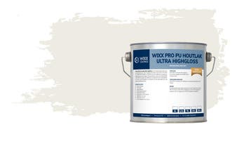 Wixx PRO PU Houtlak Ultra HighGloss RAL 9010 | Zuiver Wit, Verzenden, Wit, Nieuw, 15 tot 20 liter