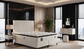 Boxspring Marina Opberg - diverse maten, Verzenden, Nieuw, Tweepersoons
