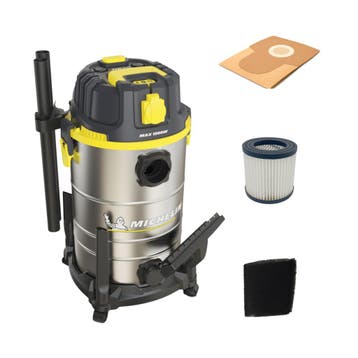 Michelin HP 30PRO | Stofzuiger | Nat- en droogzuiger | 1.4, Witgoed en Apparatuur, Stofzuigers, Verzenden, Nieuw