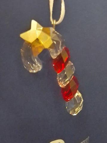 Swarovski - Beeldje - Sparkling Candy Cane - 1054569 - Box +