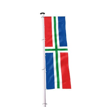 Banier Groningen 120x350cm (voor baniermast 7 meter), Diversen, Vlaggen en Wimpels, Nieuw