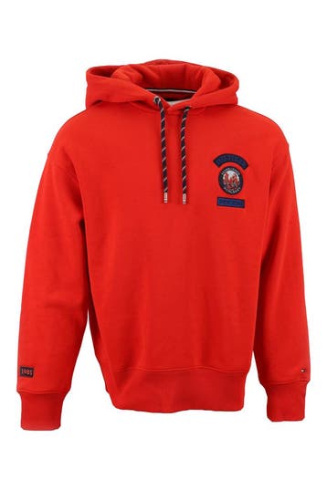 Tommy Hilfiger Hoodie in maat M Rood, Kleding | Heren, Truien en Vesten, Verzenden, Gedragen, Overige kleuren, Tommy Hilfiger