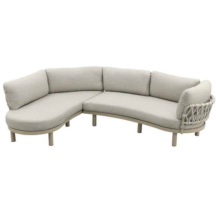 Serena organische hoek lounge bank 2 delig latte rope (a1525778825 ...